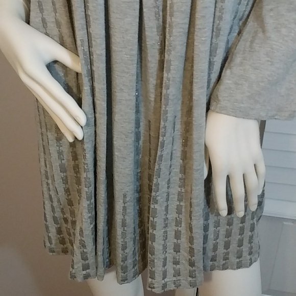 INC International Concepts Size XL Gay Sheath Fit&Flare Pleated Mini Dress. - Picture 5 of 9